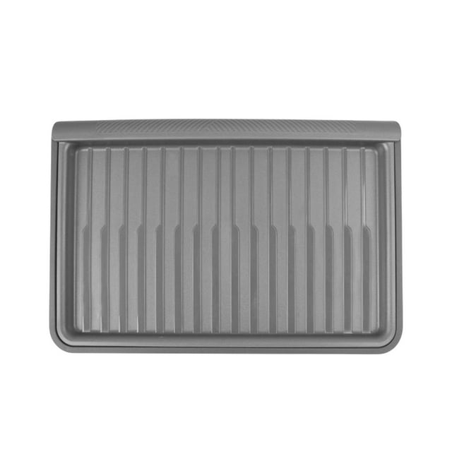 Caja de almacenamiento debajo del asiento, contenedor para impermeable, accesorios que ahorran espacio Gris Con Tapa