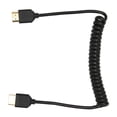 thumbnail image 4 of HD Multimedia Interface HD Coiled Cable, High Speed HD Multimedia Interface Spring Cord Wear Resistant 24k Gold Plated 1080P  For Set Top Box For Projector, 4 of 8