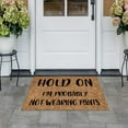 thumbnail image 4 of Product Category Carpet Transforms Entryway with Playful Welcome Message Doormat for Home and Everyday Use, 4 of 6