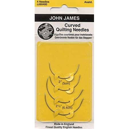 UPC: 0783932300522 | Curved Quilting Hand Needles – Assorted 4/Pkg