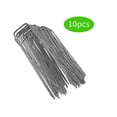 thumbnail image 1 of 10 Estacas de fijación de lona de acero galvanizado Grapas de fijación de tela de mantillo Estacas galvanizadas Extractor de estacas de acero inoxidable Tamaño: largo 15 ancho 4 cm espesor 0,3 cm TUNC Sencillez, 1 of 5