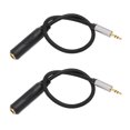 thumbnail image 1 of Cable Adaptador para Auriculares ANGGREK Macho 3,5 mm a Hembra 6,35 mm, 1 of 7