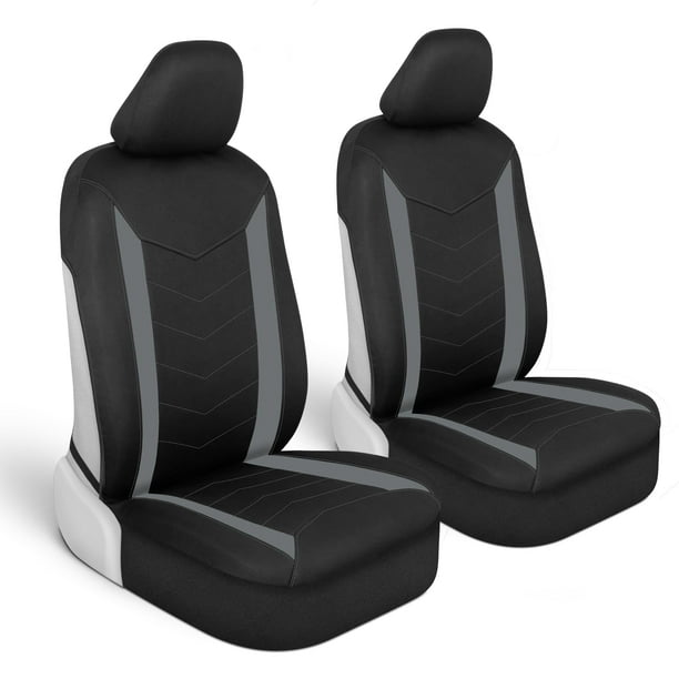 Fundas de asiento Motor Trend SpillGuard de neopreno gris para coche