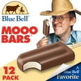 thumbnail image 4 of Blue Bell Mooo Chocolate Coated Vanilla Frozen Dairy Dessert Bars, 3.0 fl oz, 12 Count, 4 of 11
