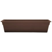 Bloem 30-in Wide Dura Cotta Resin Window Box Planter - Chocolate Brown