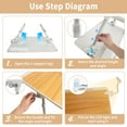 thumbnail image 5 of Romanda Height & Angle Adjustable Bed Desk with Light, 23.6"L X-Large Bed Desk for Laptop and Writing, Laptop Lap Desk with Storage Drawer and Bookstand, Bed Table Tray for Eating and Laptop, Wood, 5 of 7