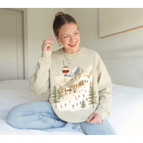 Apres Ski Sweatshirt Colorado Sweatshirt Nostalgic 90s Christmas Aspen Sweatshirt Apres Ski Sweater Xmas Gift Skiing Shirt Ski Trip Shirts