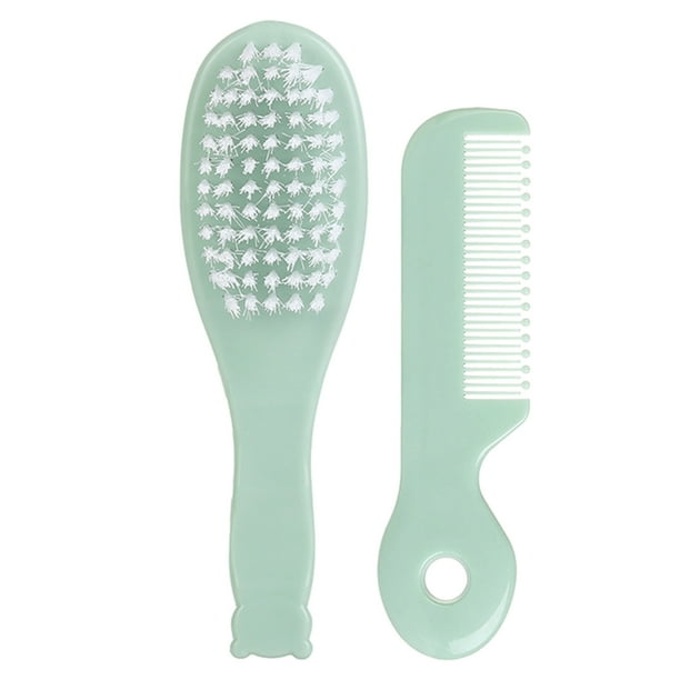 Baby Hair Brush & Comb Children Bath Brush Soft Nylon Bristles Cradle