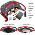 thumbnail image 3 of Nautical Themed Hobo Bag for Women – Water-Resistant Shoulder Tote with Ocean Waves, Compass, & Sailing Ship Pattern, Lightweight Durable Purse Ideal for Beach, Marine & Summer Travel, 3 of 5