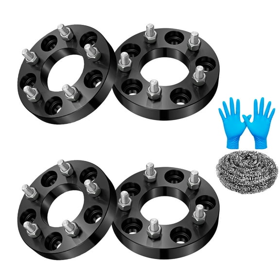 SPEEDWOW 5x120mm to 5x114.3 Wheel Spacers 1 inch Compatible with Chevy Corvette S10 Camaro, 71.4mm Center Bore & 5 Lug Forged Wheel Adapters M12x1.5 Compatible with GMC Jimmy Sonoma S15, 4PCS