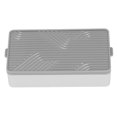 thumbnail image 1 of Bandeja para cubitos de hielo, 18 rejillas, fácil liberación, silicona de grado alimenticio, hervidor para hacer hielo con tapa para el hogar, cafetería, restaurante, gris, 1 of 14