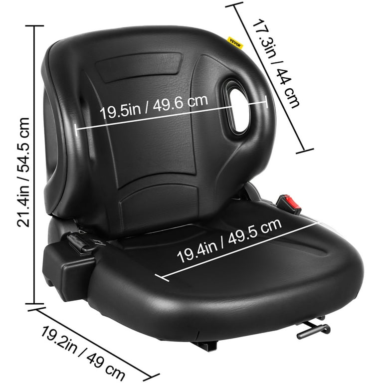 VEVOR Universal Tractor Seat, Forklift Seat, Backhoe Seat