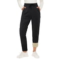 thumbnail image 1 of Gibobby Pantalones de invierno para mujeres Pantalones deportivos con forro para mujer, pantalones deportivos con bolsillos, pantalones térmicos cálidos de invierno(BK2,M), 1 of 5