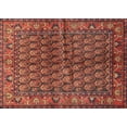 thumbnail image 1 of Ahgly Company Indoor Rectangle Traditional Gold Brown Persian Area Rugs, Swatch Sample, 1 of 6