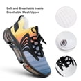 thumbnail image 4 of Multicolored Pattern Ravier Walking Shoes for Men Woman Lightweight Tennis Fashion Elastic Sports Shoes Cushion Basketball Shoes, 4 of 7