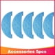 thumbnail image 1 of Lavable 5 piezas por paquete, limpie y limpie el pa?o de la fregona para piezas de aspiradora robot Ilife V8, V8s, X800 ShuxiuWang 8390614256170, 1 of 1