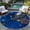 D, variant on SENYUM Upgrade Abstract Floral Modern Waterproof Round Outdoor Rug for Backyard Garden Patio Deck Balcony Porch Reversible Circle RV Camping Carpet Kitchen Laundry Bathroom Floor Rug Mat