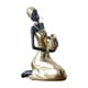 thumbnail image 4 of Estatuilla de mujer negra, escultura de mesa, artesanía hecha a mano, pieza de arte coleccionable decorativa para estudios de yoga, multiusos 165x8x95cm, 4 of 8