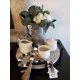 thumbnail image 2 of Guirnalda de cuentas de madera de granja con borlas, decoraciones rústicas de bandeja escalonada, negro, blanco, cuadros de búfalo y madera gris Be,11 Feliz Sencillez, 2 of 5
