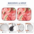 thumbnail image 5 of Fotbe Refreshing Watermelon Slices Juego de 2 Piezas de Parasoles para Parabrisas | Bloqueador Solar para Auto | Accesorios Plegables para Protección Solar Interior-Small, 5 of 5