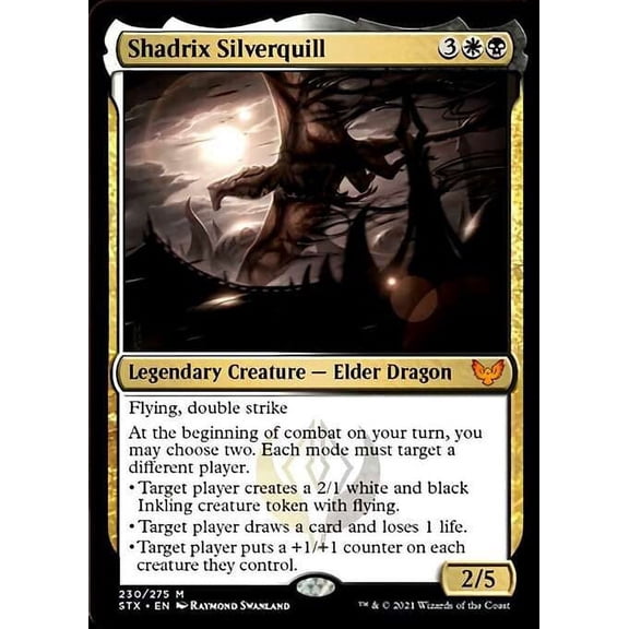 MtG Strixhaven: School of Mages Mythic Rare Shadrix Silverquill (Foil) #230