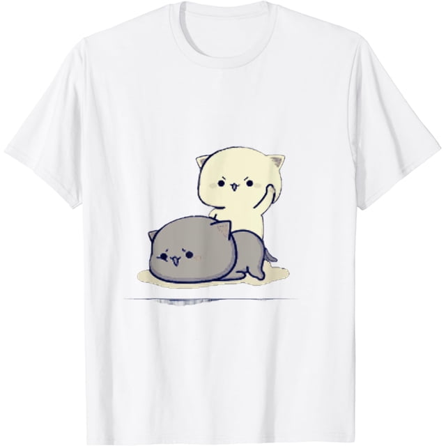 Funny Cats playera, Blanco