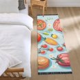 thumbnail image 3 of Yayeee Runner Rug for Bedroom 2'x6' Machine Washable Hallway Non Slip Mat, Yellow Tomatoes, 3 of 8