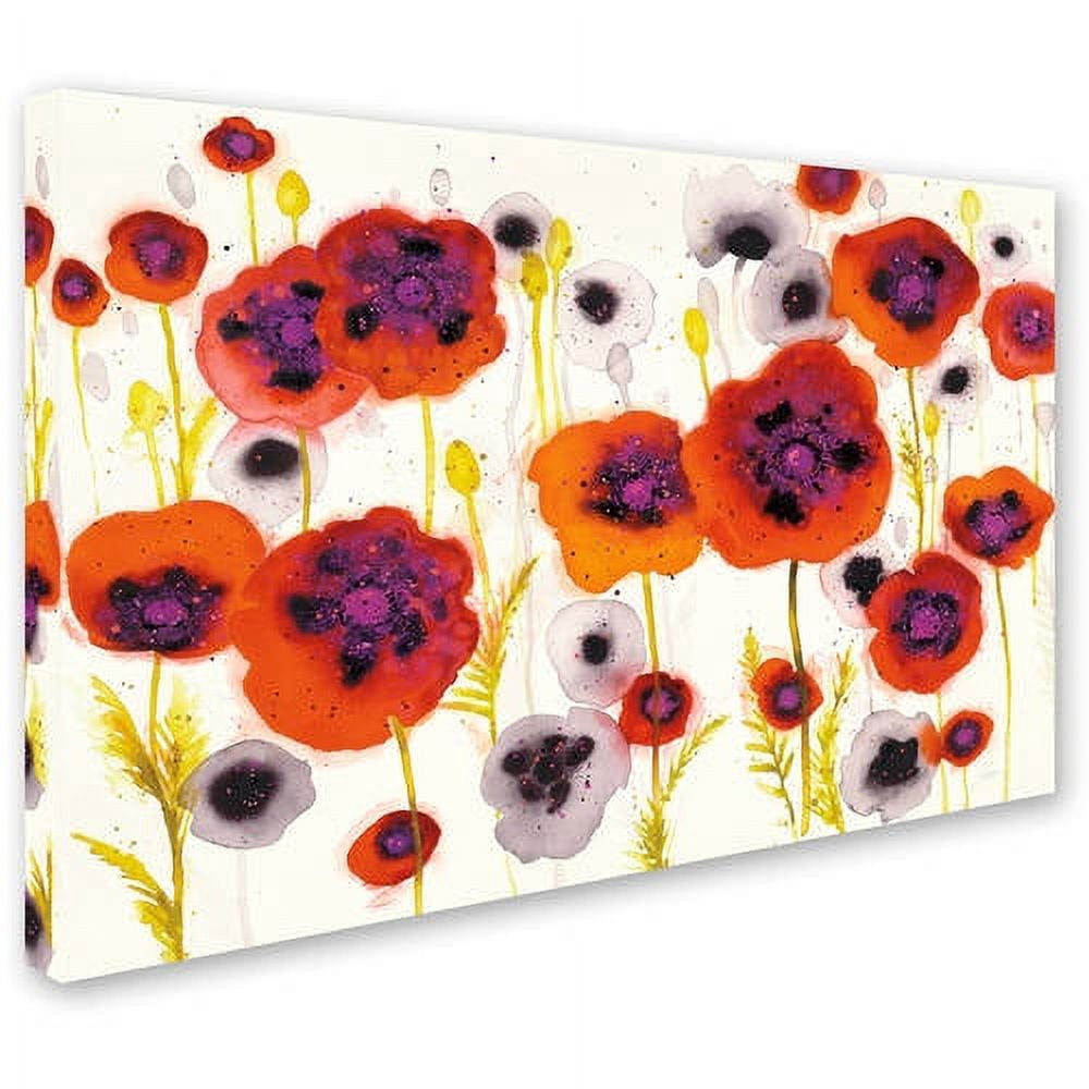 Trademark Fine Art "Splash Garden I" Canvas Art by Shirley Novak