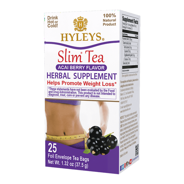 Hyleys Slim Tea Acai Berry 25 count