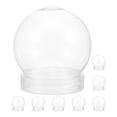 thumbnail image 1 of 8 piezas DIY Bola de nieve Globo de agua Bola de nieve navideña transparente para manualidades DIY, 1 of 7