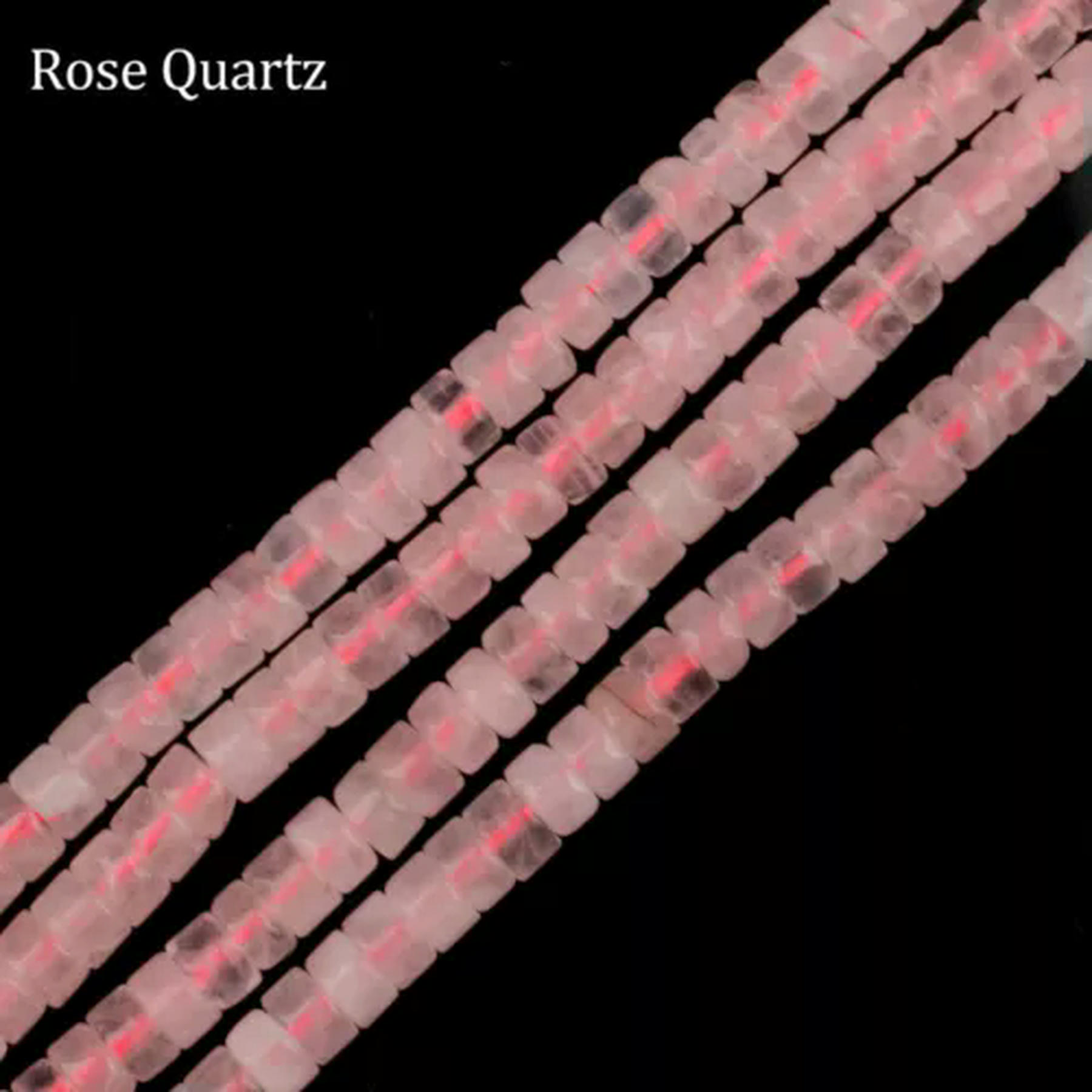 2x4mm Assorted Gemstones Rondelle Crystal Spacer Loose Beads for Jewelry Making