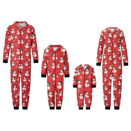 

Dewadbow Family Matching Christmas Pajamas Set Women Baby Kids Deer Sleepwear Nightwear