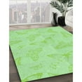 thumbnail image 3 of Ahgly Company Machine Washable Indoor Rectangle Transitional Green Area Rugs, 2' x 4', 3 of 7