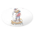 thumbnail image 1 of CafePress - Circus Art Sticker - Sticker (Oval), 1 of 1