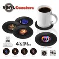 thumbnail image 1 of Creative Vinyl CD Record Cup Drinks Holder Mat Tableware Placemat, 1 of 6
