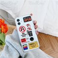 thumbnail image 1 of Fundas de teléfono con etiqueta de código Retro de moda de dibujos animados para iPhone 13 12 Mini 11 Pro XS Max X XR 7 8 Plus SE 2020 funda de Airbag de TPU suave Tan Jianjun unisex, 1 of 2