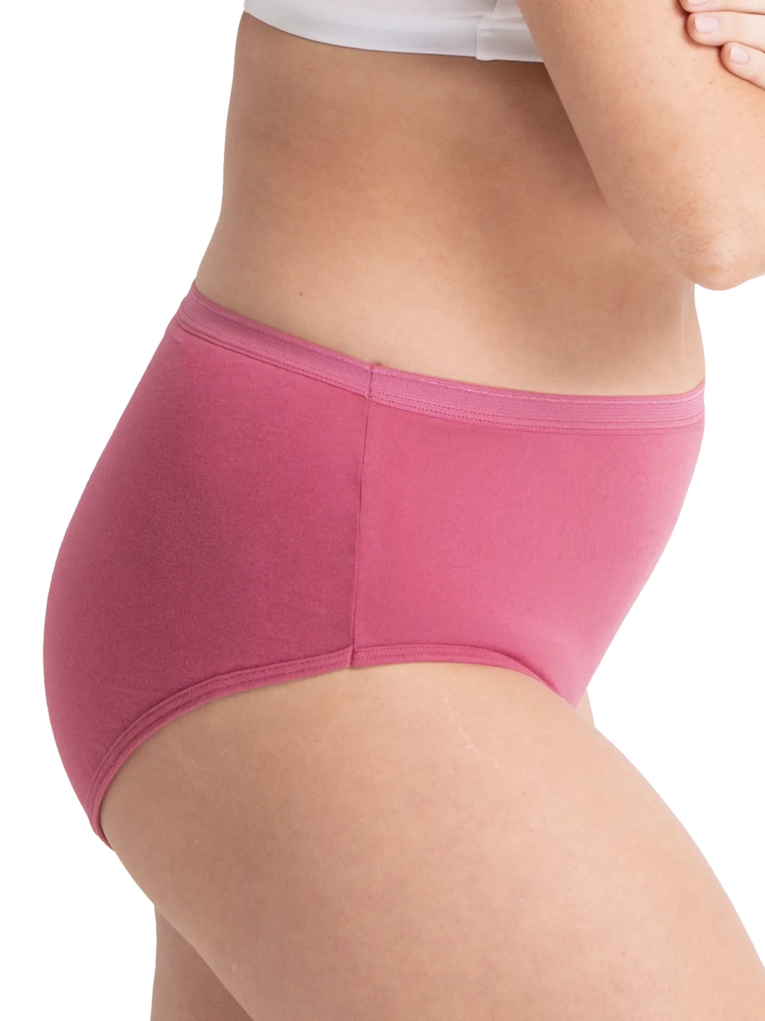 Fruit of the Loom Women's Cotton Brief Underwear, 6-Pack