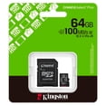 thumbnail image 3 of MEMORIA MICRO SD 64GB KINGSTON CANVAS SELECT PLUS GE3 CLASE 10, 3 of 3