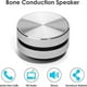 thumbnail image 2 of Portable Mini Bluetooth Speaker Turns Anything Into A Speaker Wireless Bone Conduction Induction Vibration (Silver)., 2 of 5