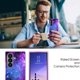 thumbnail image 4 of Funda para teléfono GUAGUA Galaxy Z Fold 7 Glow Dark Purple Nebula, 4 of 9