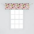 thumbnail image 2 of Ambesonne Papaya Window Valance, Tropical Halved Fruit Art, 54" X 12", Multicolor, 2 of 3