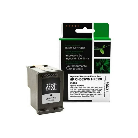 Clover Imaging Group - High Yield - black - compatible - ink cartridge (alternative for: HP 61XL) - for HP Deskjet 1000 J110, 10XX, 15XX, 25XX, 35XX; ENVY 45XX, 55XX; Officejet 2620, 46XX
