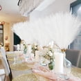 thumbnail image 4 of Hierba artificial de pampa blanca, 50 unidades, para bodas en casa, 4 of 9