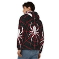 thumbnail image 4 of Vsdgher Spider On The Web Mens Hoodies Zip Hoodie, Hoodies for Men, Zip-up Hooded Sweatshirt-Medium, 4 of 5