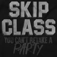 thumbnail image 2 of Skip Class Retake Party College Unisex Plus Fleece Graphic Hoodie Brisco Brands 2X, 2 of 5