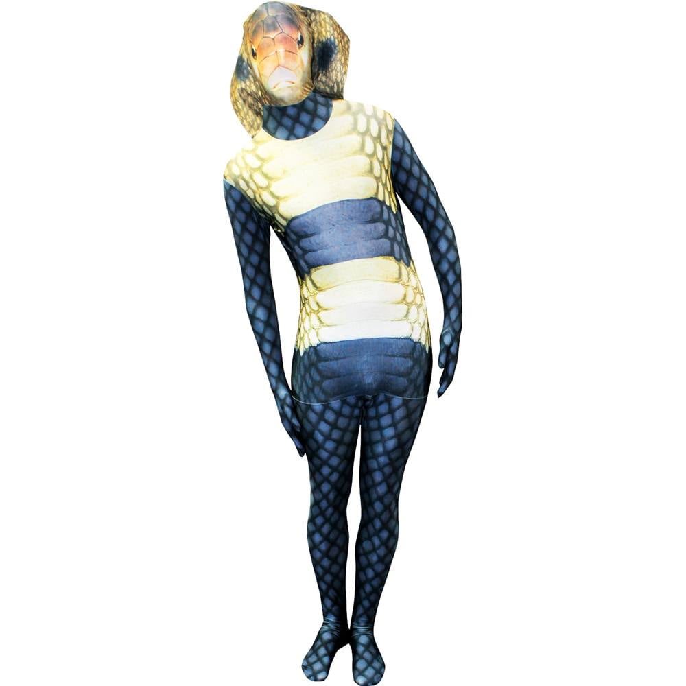 King Cobra Snake Morphsuit Adult Costume