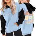 thumbnail image 2 of lnmuld 2 Piece Girls Boys Outfits Casual Outfit Set Warm Long Sleeve Hoodie Pullover and Pants Kids Sweatsuit Size:12-13 Years, 2 of 8