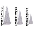 thumbnail image 3 of Christmas Decorations 3pc Christmas Tree Night Light Colored Led Lights Acrylic Christmas Tree Lamp Mini Christmas Tree with Lights for Xmas Table Top Holiday Decoration for Party Props, 3 of 9