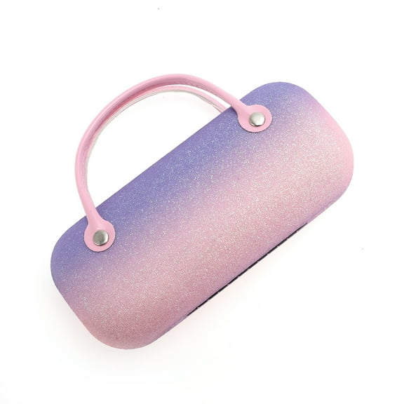 Unique Bargains Eyeglasses Case Eyeglasses Storage 6.29"x2.76"x1.97" Violet