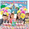 thumbnail image 6 of Peppa Pigs Birthday Cups Party Supplies Decor Backdrop Plates Fans Decorations Banner, 6 of 6